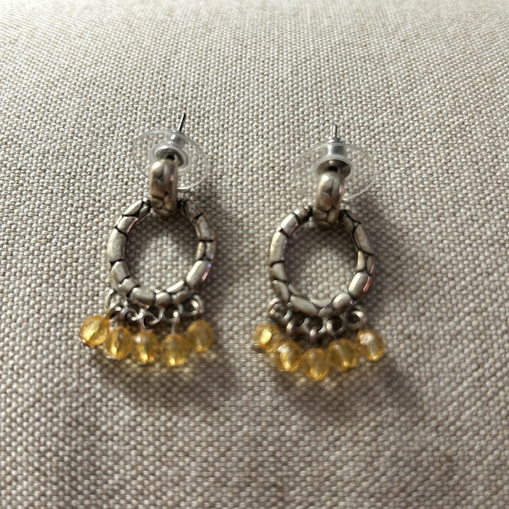 Cute earrings with new disc back.